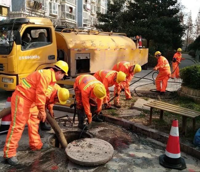 和平镇市政管道清淤